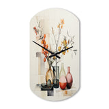 Still Life Arrange I - Asymmetric Metal Wall Clock