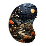 Surrealism Dreamscapes A Surrealist - Asymmetric Metal Wall Clock