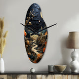 Surrealism Dreamscapes A Surrealist - Asymmetric Metal Wall Clock