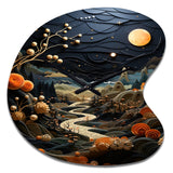 Surrealism Dreamscapes A Surrealist - Asymmetric Metal Wall Clock