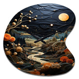 Surrealism Dreamscapes A Surrealist - Asymmetric Metal Wall Clock