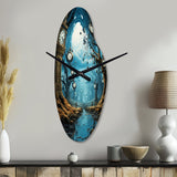 Surrealism Melting Clocks Surreal - Asymmetric Metal Wall Clock