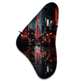 Tokyo Beautiful Cityscape I - Asymmetric Metal Wall Clock