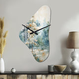 Pine Tree Enchanted Forest II - Asymmetric Metal Wall Clock