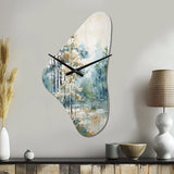 Pine Tree Enchanted Forest II - Asymmetric Metal Wall Clock