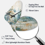 Pine Tree Enchanted Forest II - Asymmetric Metal Wall Clock