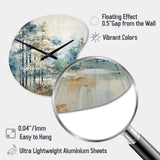 Pine Tree Enchanted Forest II - Asymmetric Metal Wall Clock