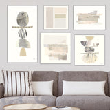 Abstract Wall Art Set - Balance Collection - 5 Pieces