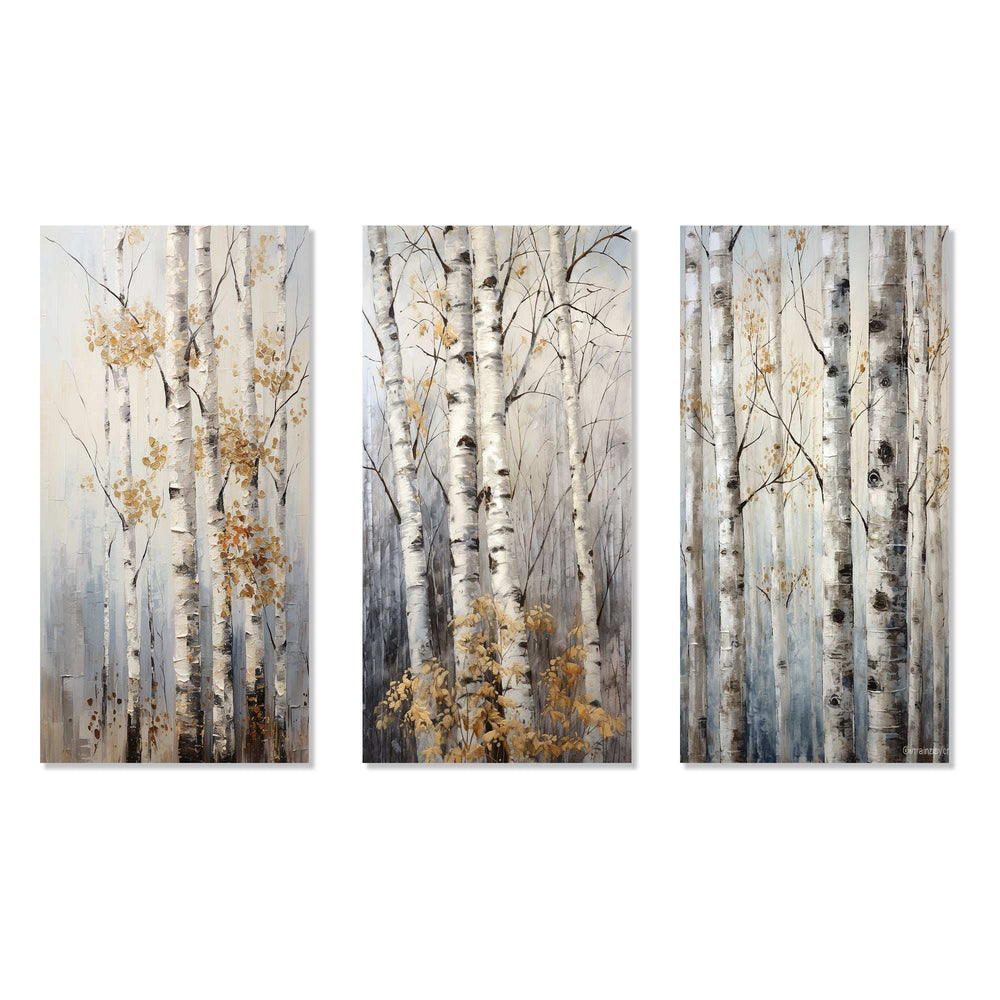 Silver Tree Birchs Breath - Multi-Panels