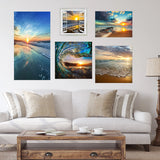 Coastal Canvas Wall Art - Coastal and Beach Collection - 5 Pieces