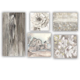 Traditional Wall Art Set - Farmhouse Collection - 5 Pieces