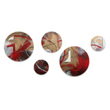 Music Jazz Metal Wall Art Set - Afternoon Jazz IV - 5 Pieces