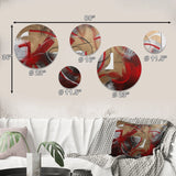 Music Jazz Metal Wall Art Set - Afternoon Jazz IV - 5 Pieces