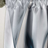 White Stained Glass Floral' Modern Curtain 1 Panel