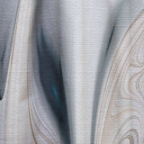 White Stained Glass Floral' Modern Curtain 1 Panel