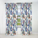Fantasy Flowers Paisley Pattern' Traditional Curtain 1 Panel