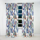 Fantasy Flowers Paisley Pattern' Traditional Curtain 1 Panel