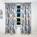 Fantasy Flowers Paisley Pattern' Traditional Curtain 1 Panel