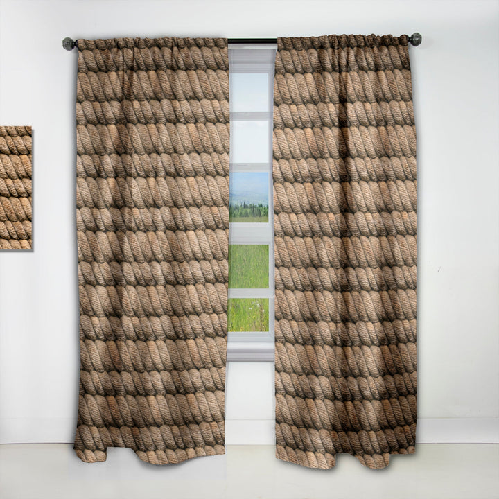 Hemp Rope - Farmhouse Curtain - 1 Panel