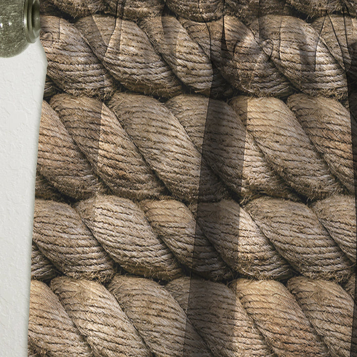Hemp Rope - Farmhouse Curtain - 1 Panel