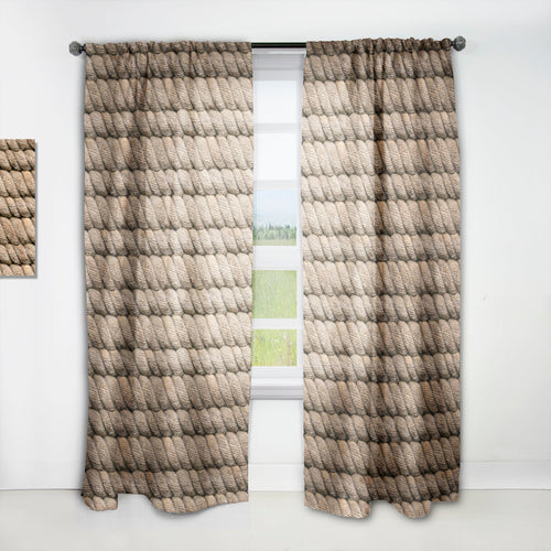 Hemp Rope - Farmhouse Curtain - 1 Panel