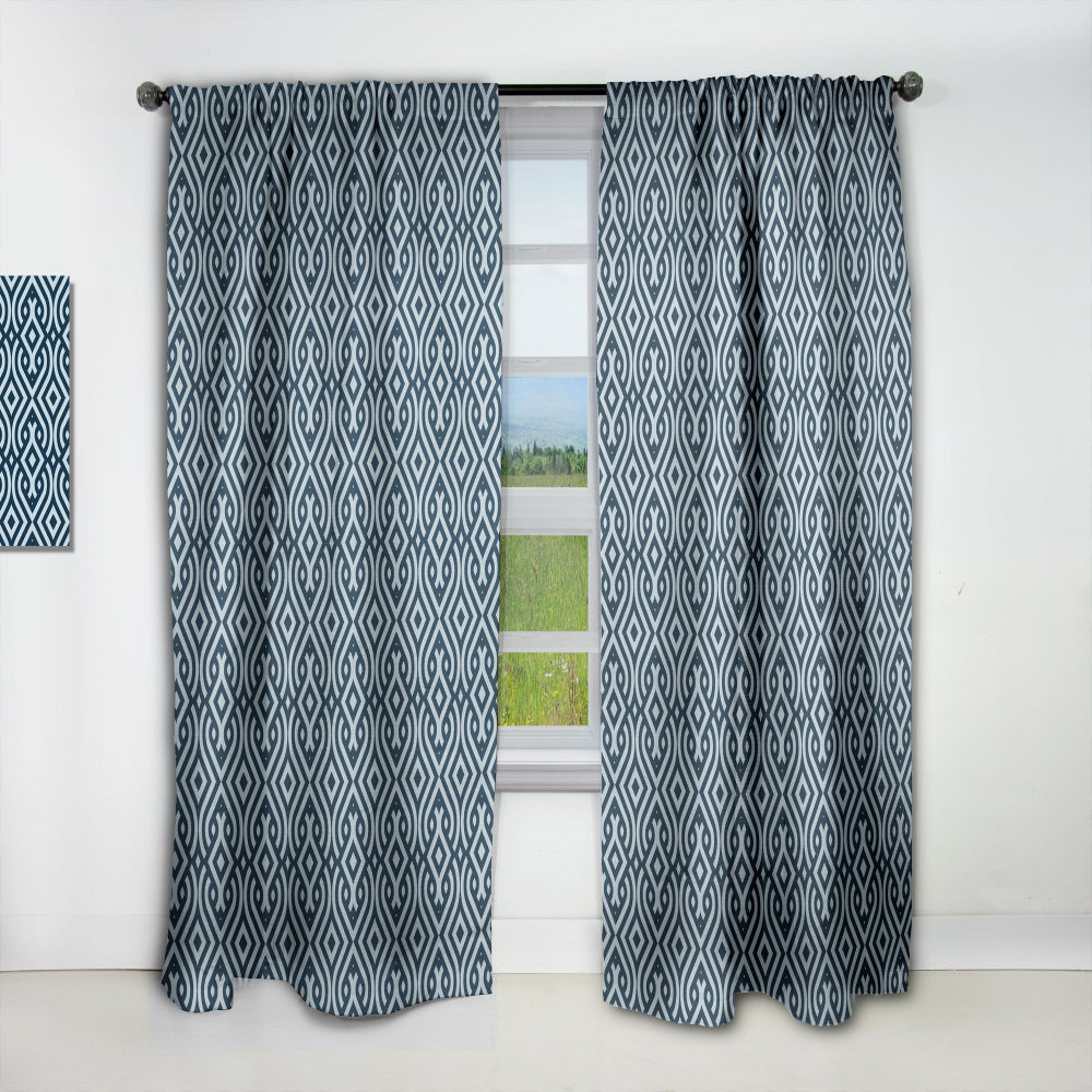 Vintage Pattern - Scandinavian Curtain - 1 Panel