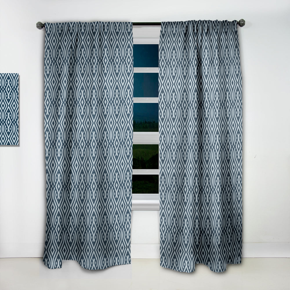 Vintage Pattern - Scandinavian Curtain - 1 Panel