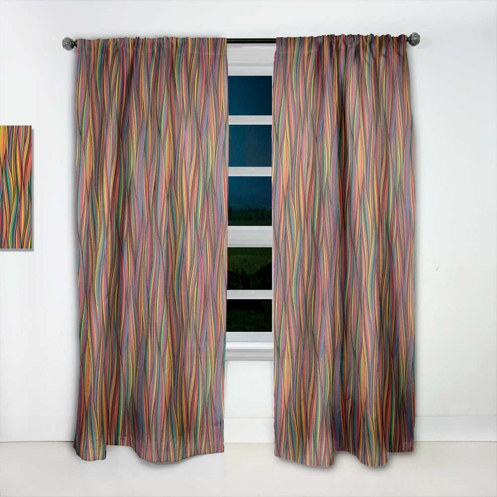Gorgeous Wave - Bohemian &amp; Eclectic Curtain - 1 Panel