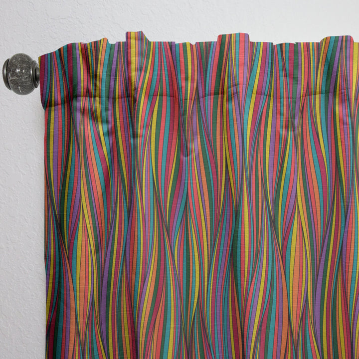 Gorgeous Wave - Bohemian &amp; Eclectic Curtain - 1 Panel