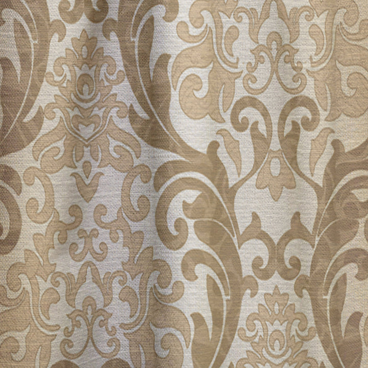 Damask pattern - Mid-Century Modern Curtain - 1 Panel