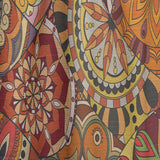 Pattern Tile with Mandalas - Bohemian & Eclectic Curtain - 1 Panel