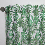 Leaves & Brunches of Tropical Plants & Trees' Tropical Curtain 1 Panel