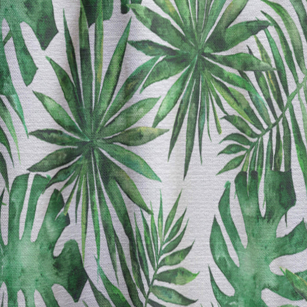Leaves &amp; Brunches of Tropical Plants &amp; Trees - Tropical Curtain - 1 Panel