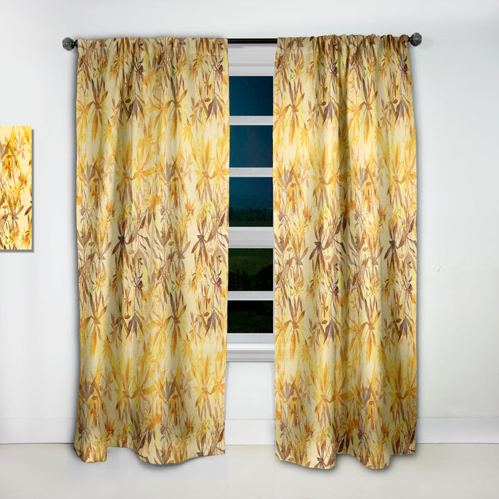 Imprints Abstract Herb Mix Pattern - Tropical Curtain - 1 Panel