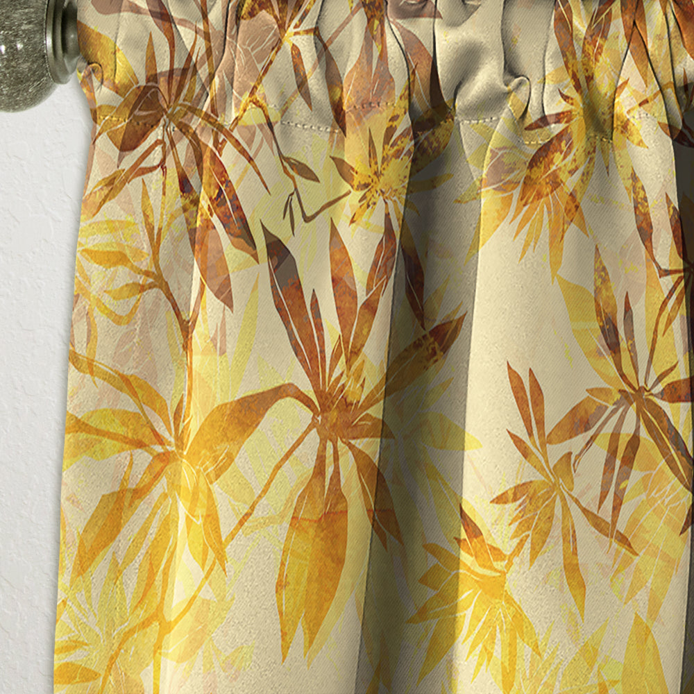 Imprints Abstract Herb Mix Pattern - Tropical Curtain - 1 Panel