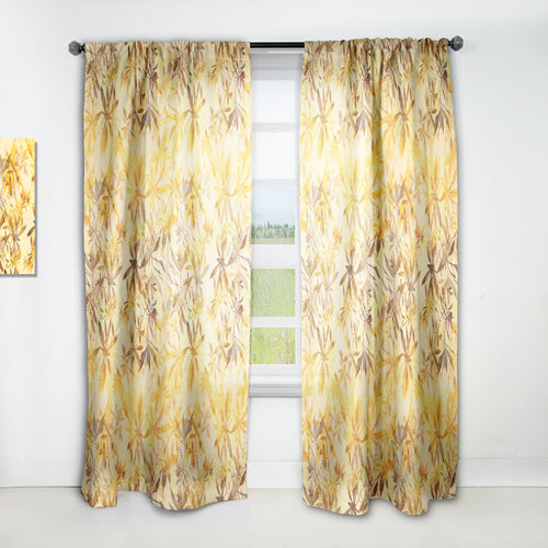 Imprints Abstract Herb Mix Pattern - Tropical Curtain - 1 Panel