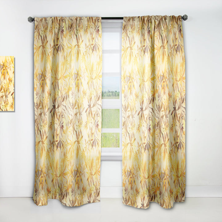 Imprints Abstract Herb Mix Pattern - Tropical Curtain - 1 Panel