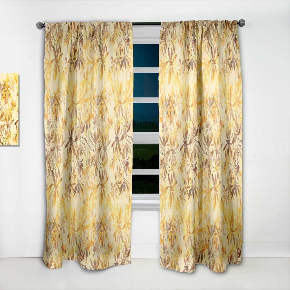 Imprints Abstract Herb Mix Pattern - Tropical Curtain - 1 Panel