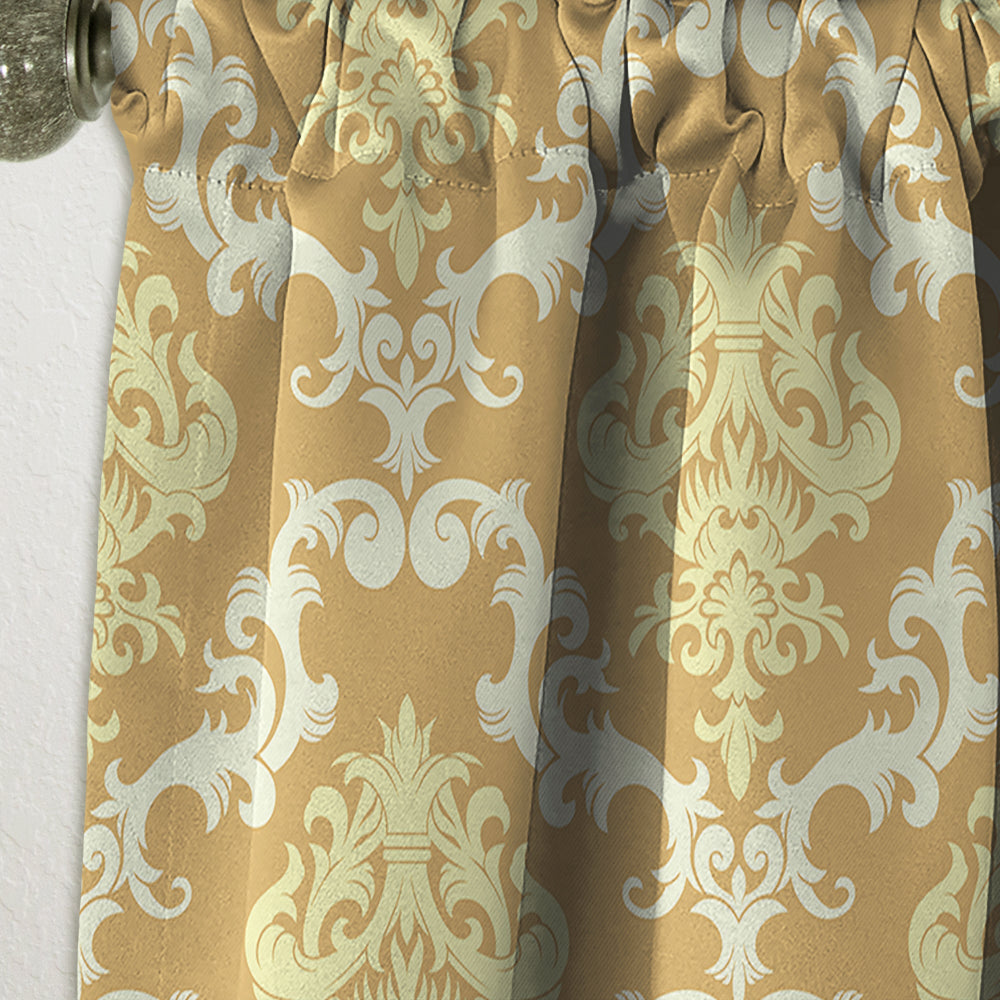 Floral Pattern - Modern &amp; Contemporary Curtain - 1 Panel