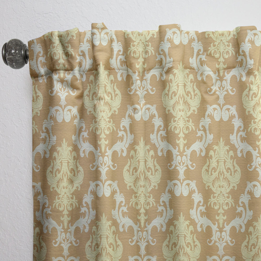Floral Pattern - Modern &amp; Contemporary Curtain - 1 Panel