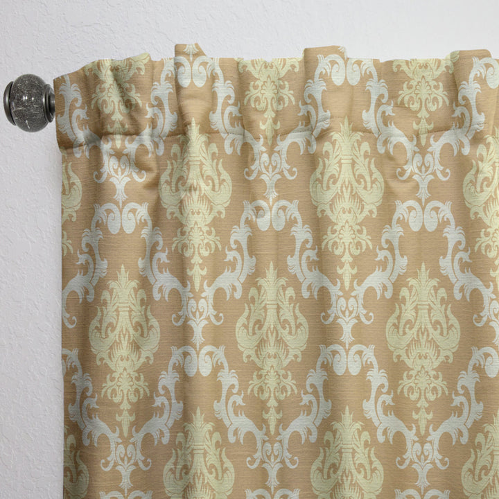 Floral Pattern - Modern &amp; Contemporary Curtain - 1 Panel