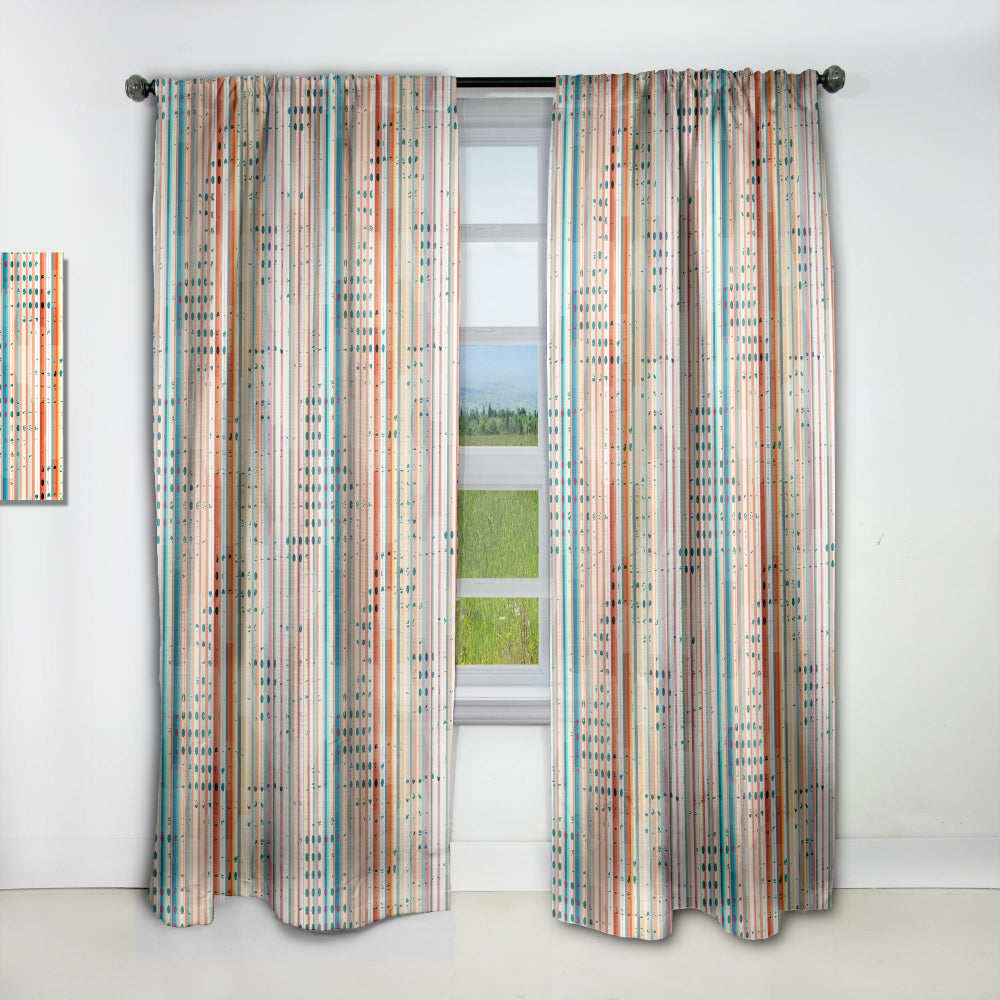 Grunge Line - Modern &amp; Contemporary Curtain - 1 Panel