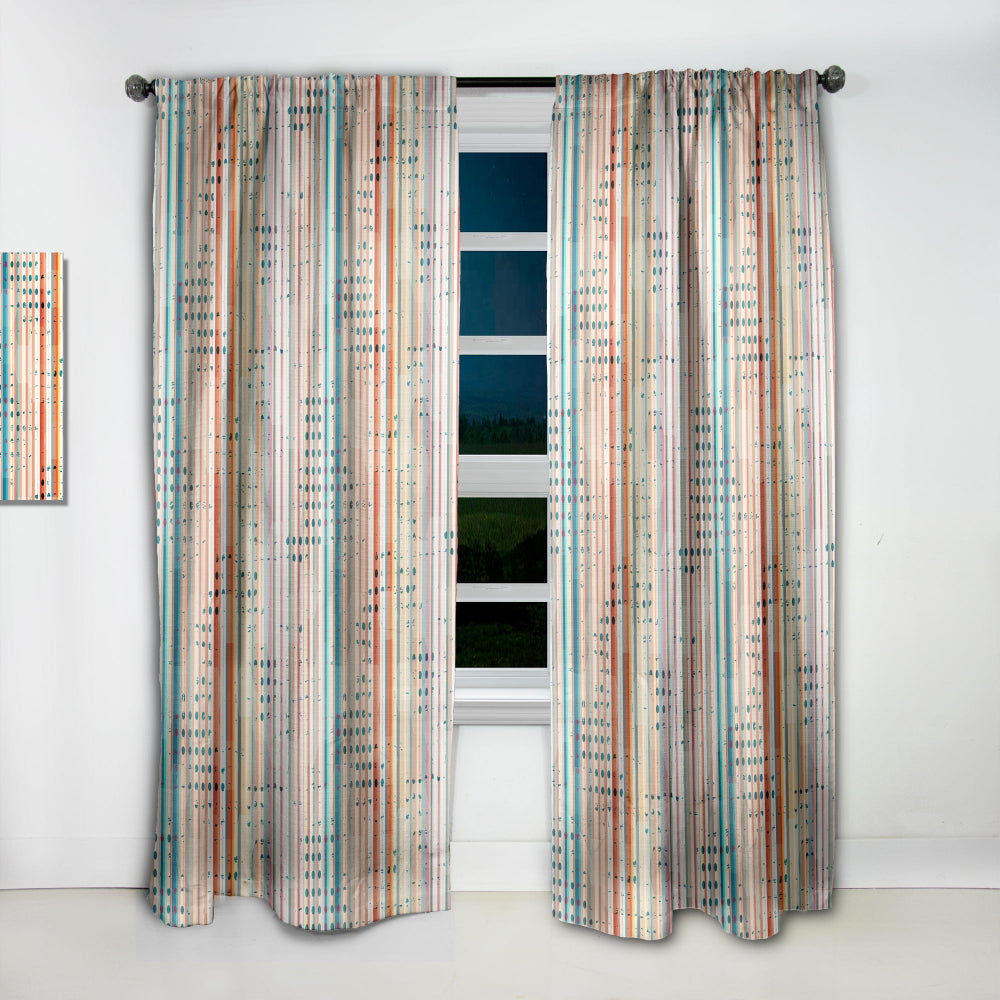 Grunge Line - Modern &amp; Contemporary Curtain - 1 Panel