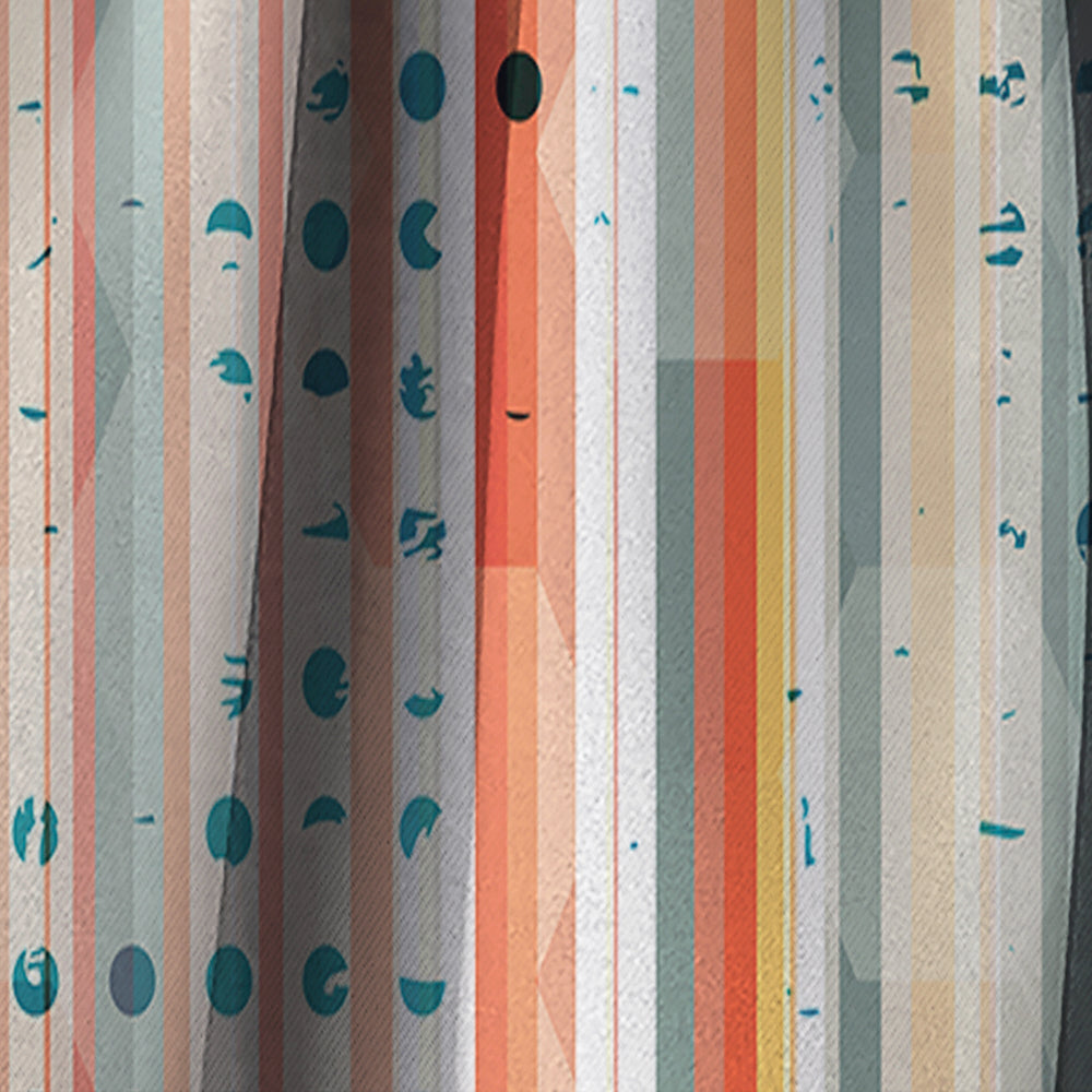 Grunge Line - Modern &amp; Contemporary Curtain - 1 Panel