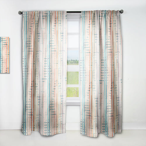 Grunge Line - Modern & Contemporary Curtain - 1 Panel