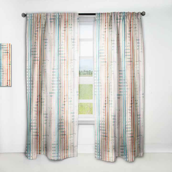 Grunge Line - Modern &amp; Contemporary Curtain - 1 Panel