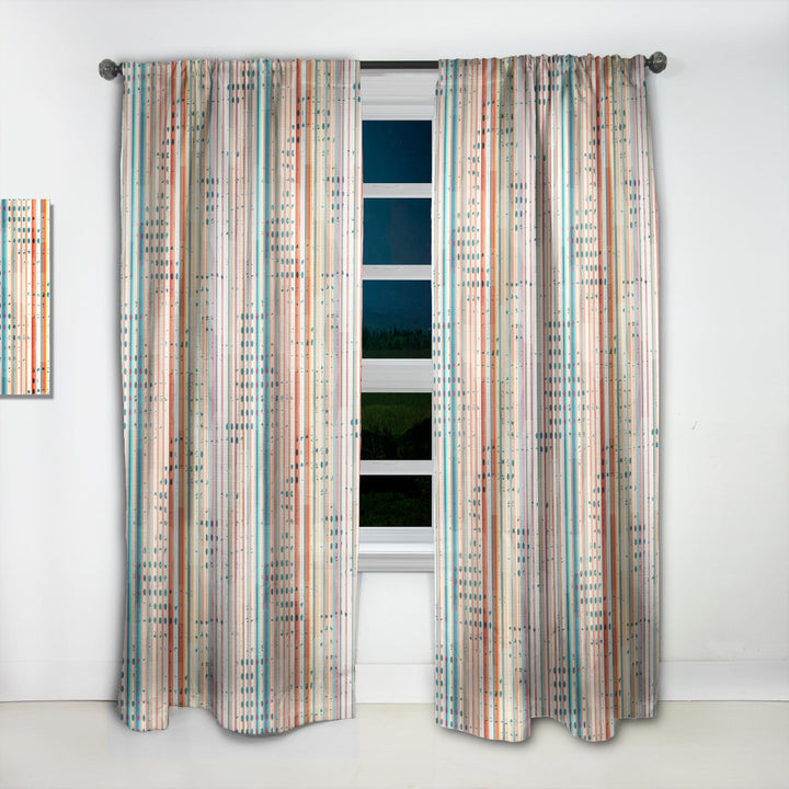 Grunge Line - Modern &amp; Contemporary Curtain - 1 Panel