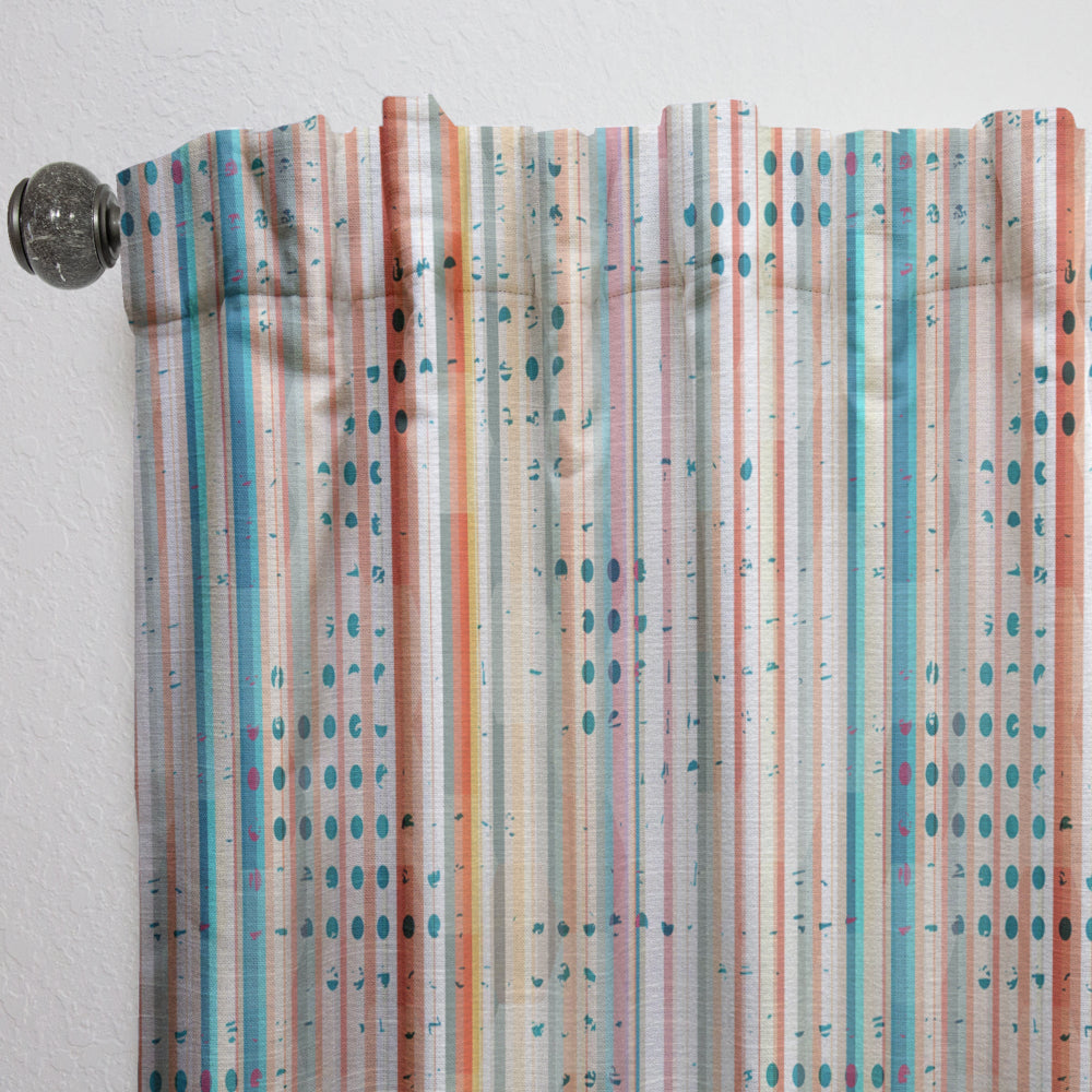 Grunge Line - Modern &amp; Contemporary Curtain - 1 Panel