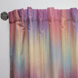 Grunge Stripes Pattern in Colors - Modern Curtain - 1 Panel
