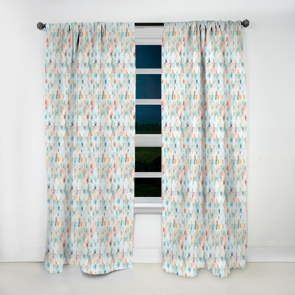 Cell Diamond Pattern - Modern &amp; Contemporary Curtain - 1 Panel